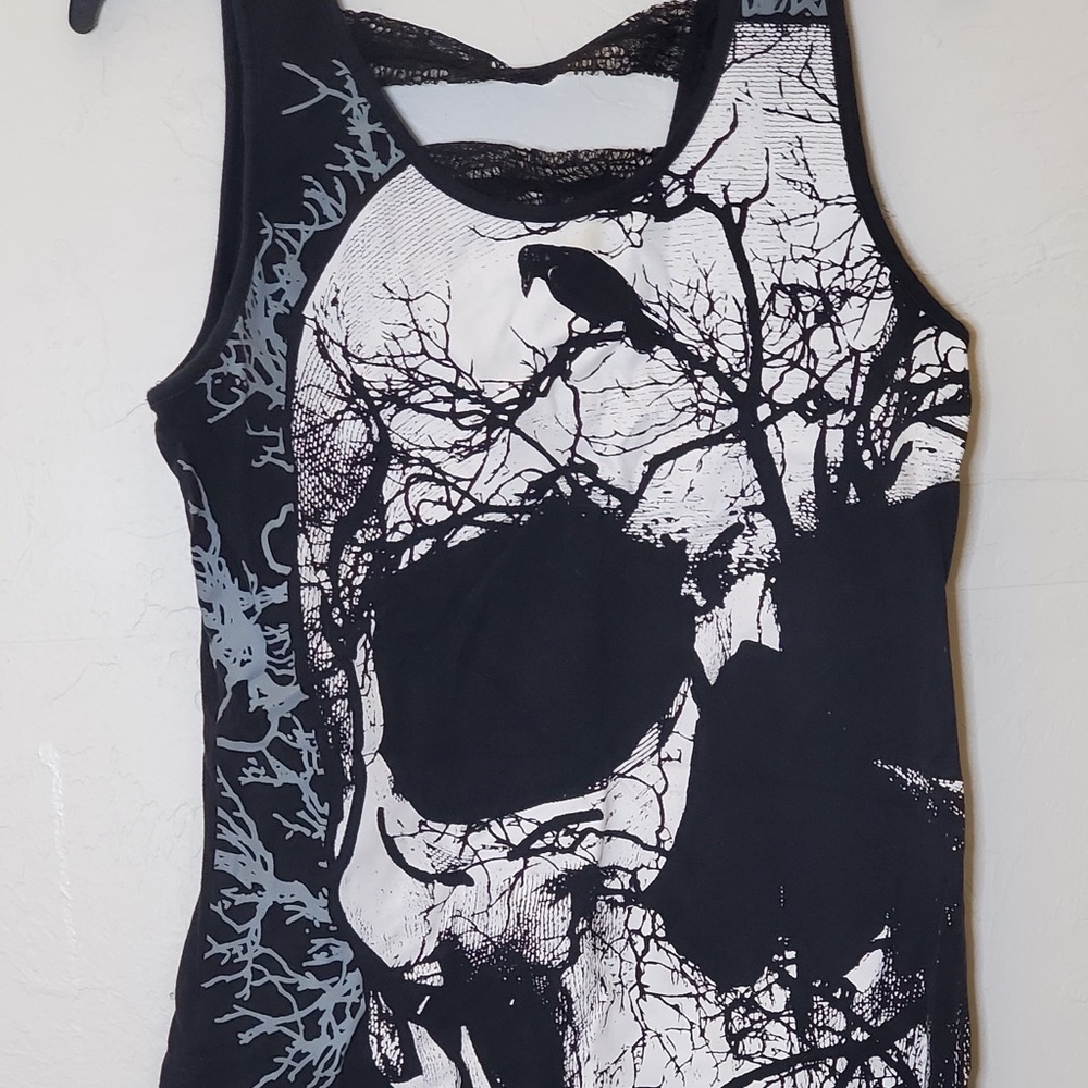Jawbreaker Raven in Skull mini dress
